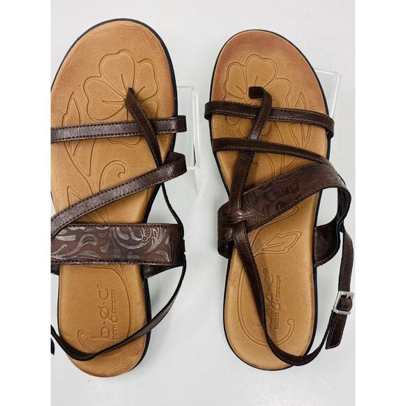 B.O.C Shoes - BORN B.O.C. Sandals Women's Size 11 Brown Leather Comfort Sandals Altheda